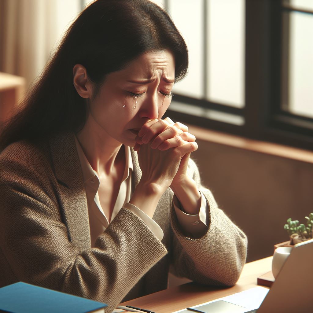 마음이 외로워 기도할 수 없고 눈물이 빗물되어 흘러내릴 때