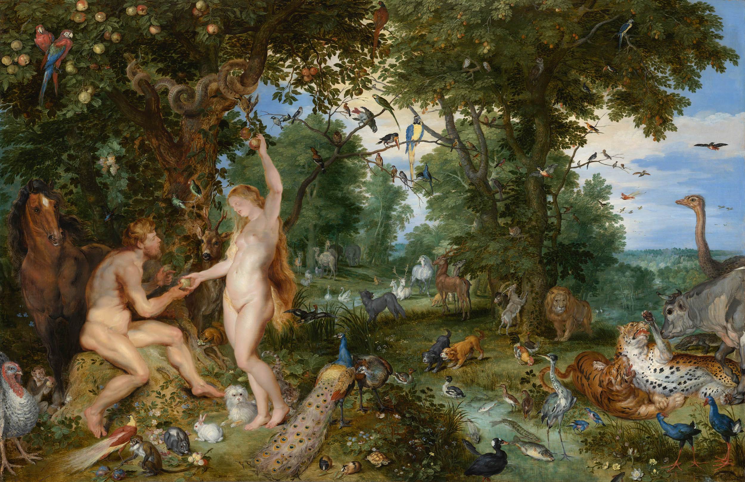 Jan Brueghel the Elder & Peter Paul Rubens The Garden of Eden with the Fall of Man